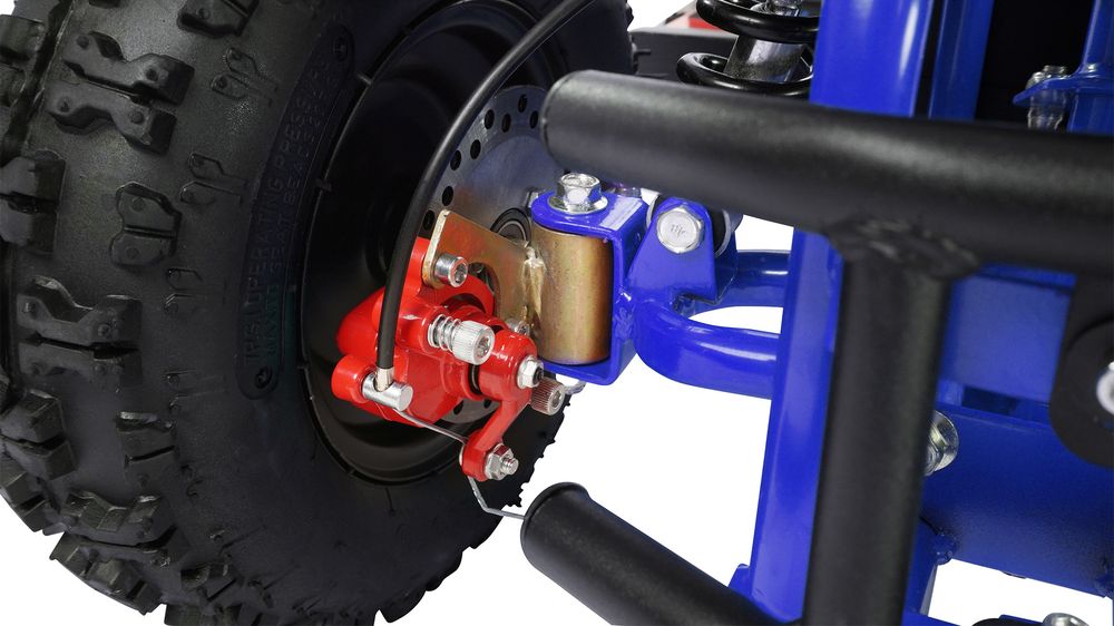 Miniquad elektrisk Racer 1000 W blå