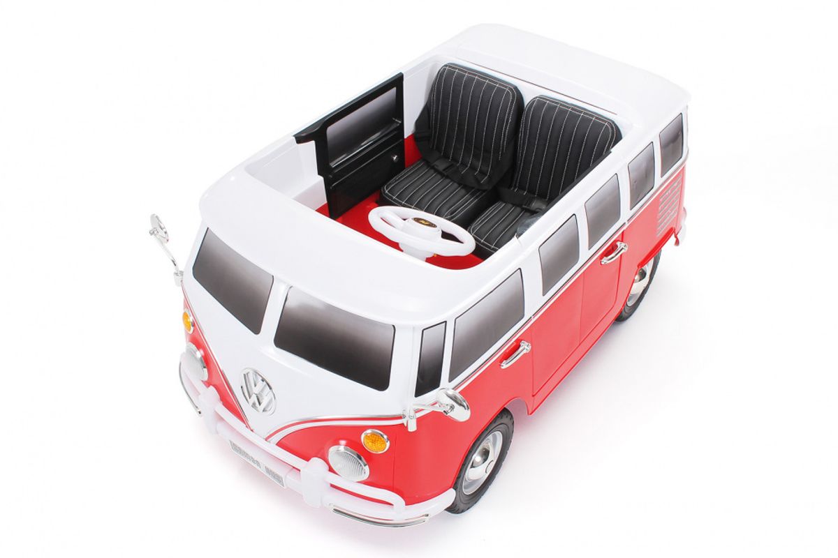 Elektrisk buss - VW Bulli T1 Samba Camper - Rød og hvit