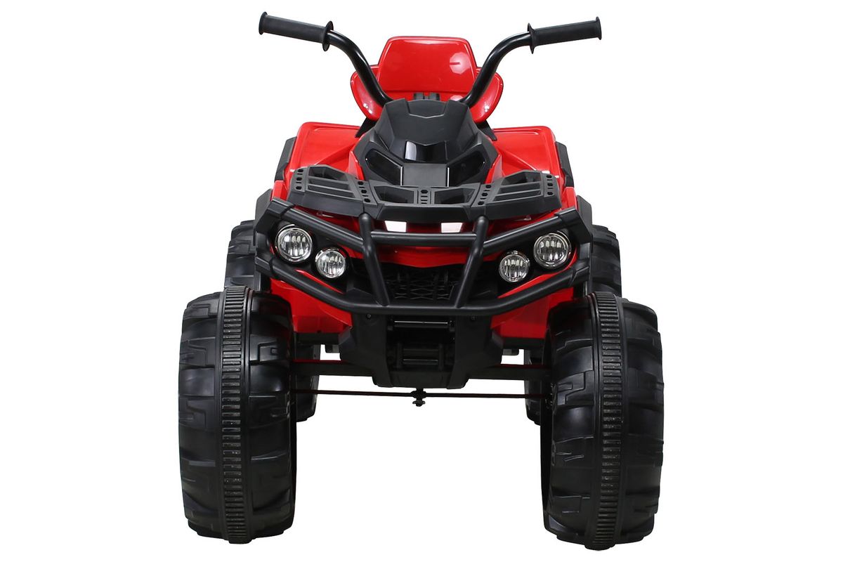 Quad ATV for barn, elbil - rød/hvit