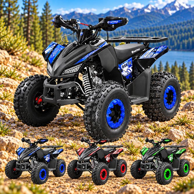 Hovedbilde Rizzo 125cc ATV m/LED, revers og alarm – ...
