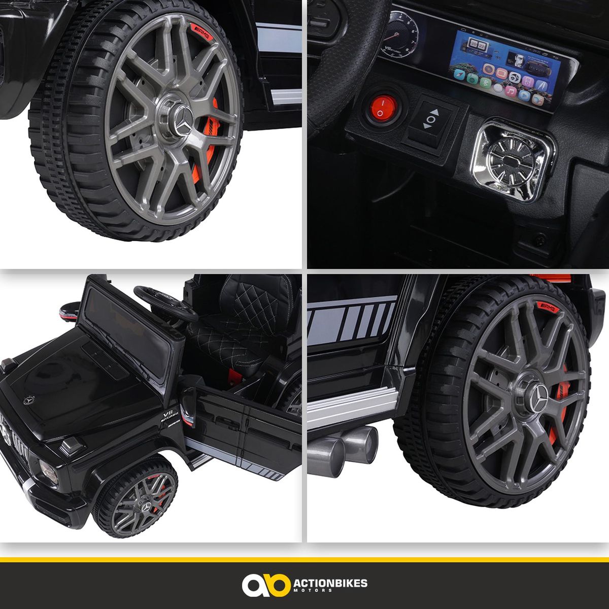 Elektrisk barnebil Mercedes G63 W464 12V - fargevalg