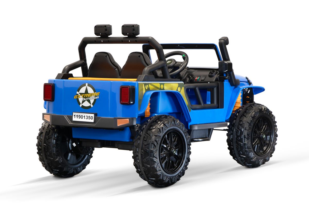 Kidix Offroad JP elbil barn 12V toseter med fjernkontroll