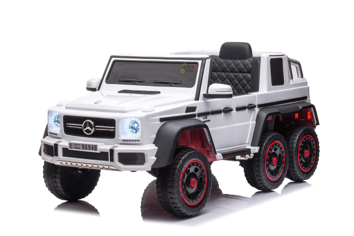 Mercedes Benz G63 elektrisk barnebil - hvit