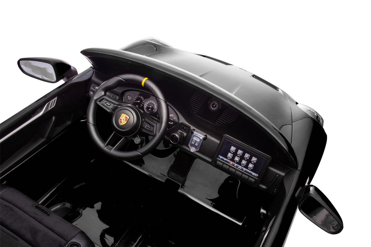 Porsche Spyder 911 GT3 to-seters elektrisk barnebil