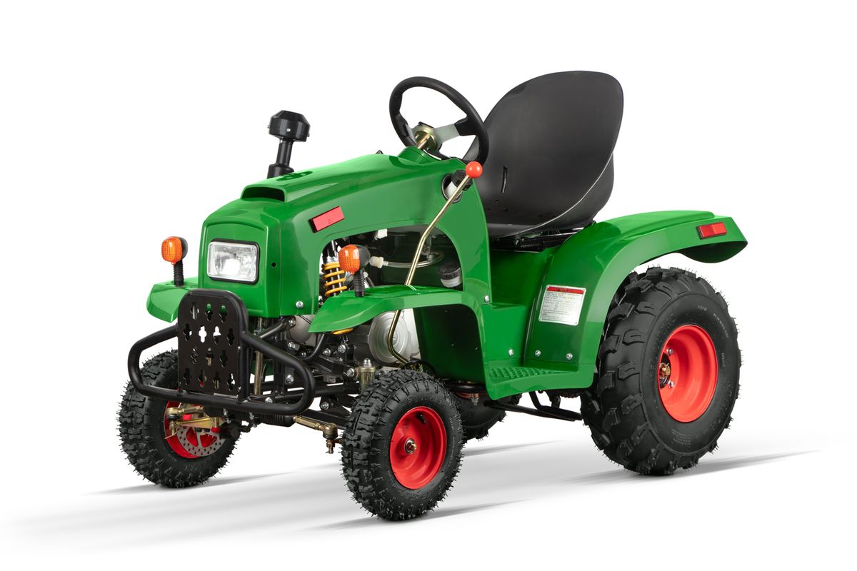 Nitro Motors 110cc barnetraktor med tilhenger el-start