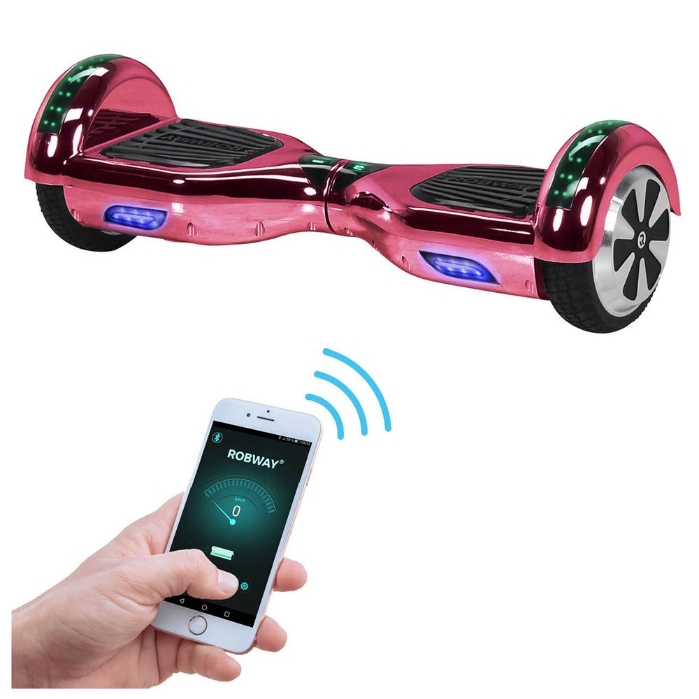 Hoverboard - Robway 700 w - Bluetooth - LED - fargevalg