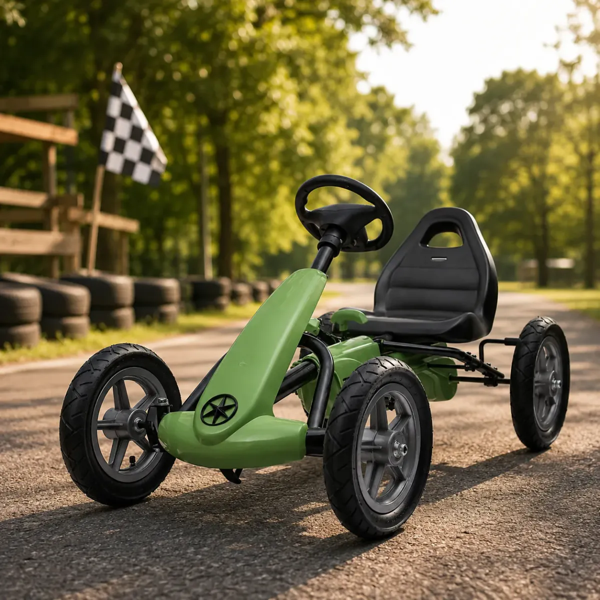 Elitetoys Gokart Pedal GT Edition - gummihjul