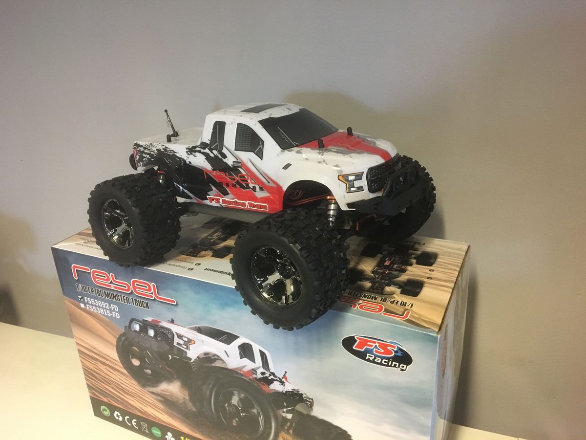 FS Racing Rebel 1/10 Børsteløs Monster Truck RTR