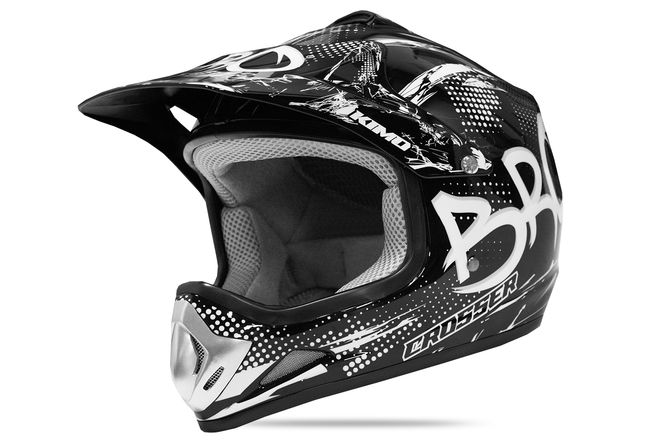 Hovedbilde Kimo BRO barn crosshjelm sort CE EN 1078