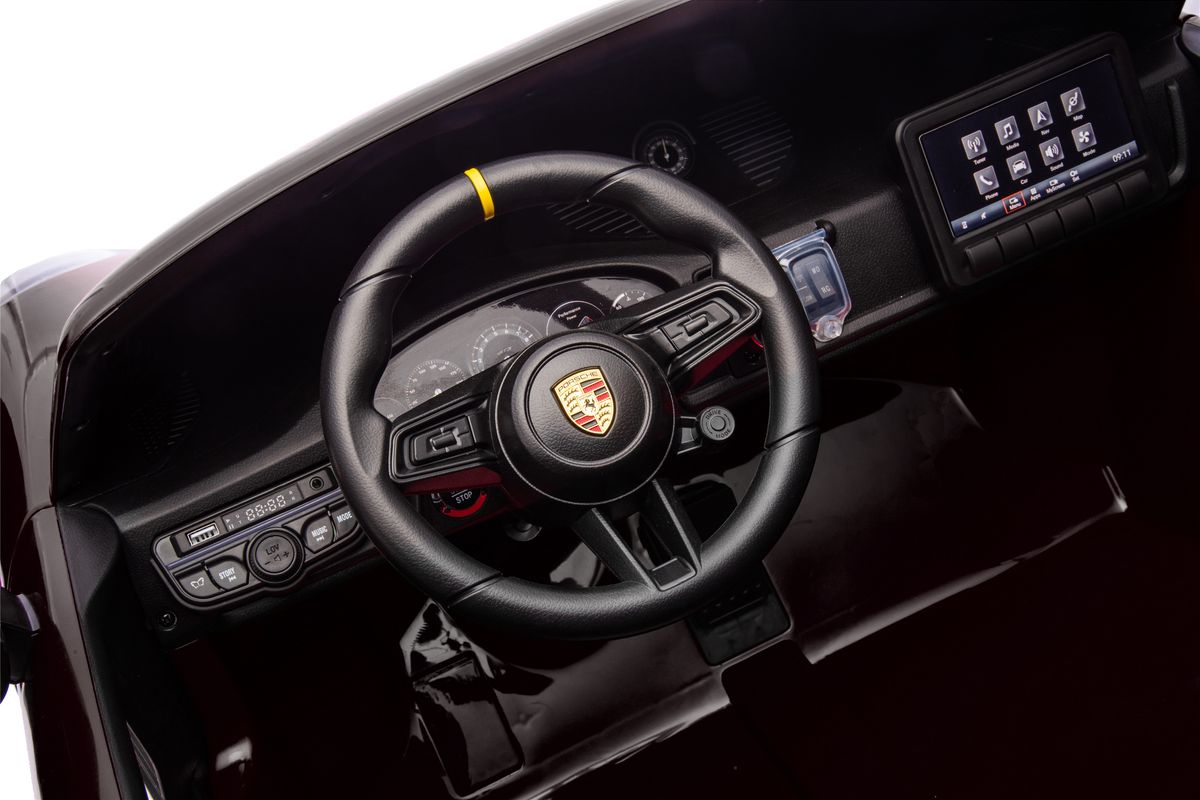 Porsche Spyder 911 GT3 to-seters elektrisk barnebil