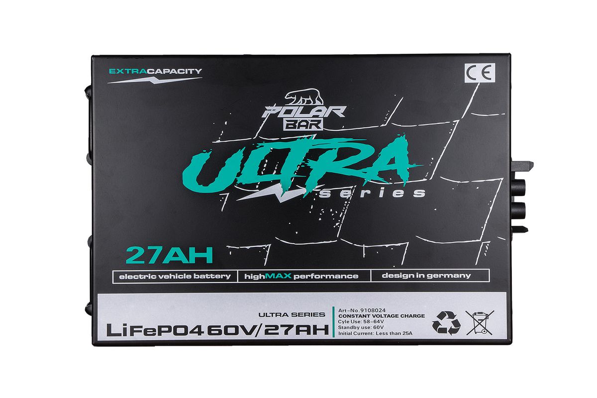 Polar Bär 60V 27Ah LiFePO4 Batteri med BMS og App