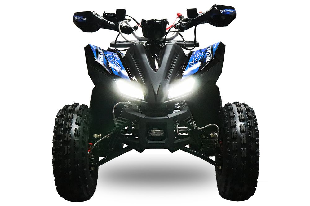 Rizzo 125cc ATV m/revers, LED, digitalt dash og alarm