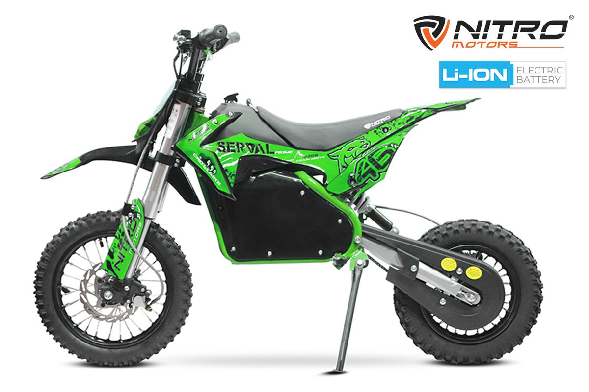Nitro Serval 1200W el-dirt bike for barn Li-ion