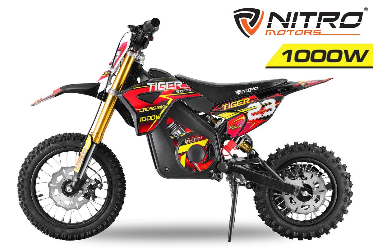 Nitro tiger eco el-dirt bike 1000w 12/10 for barn