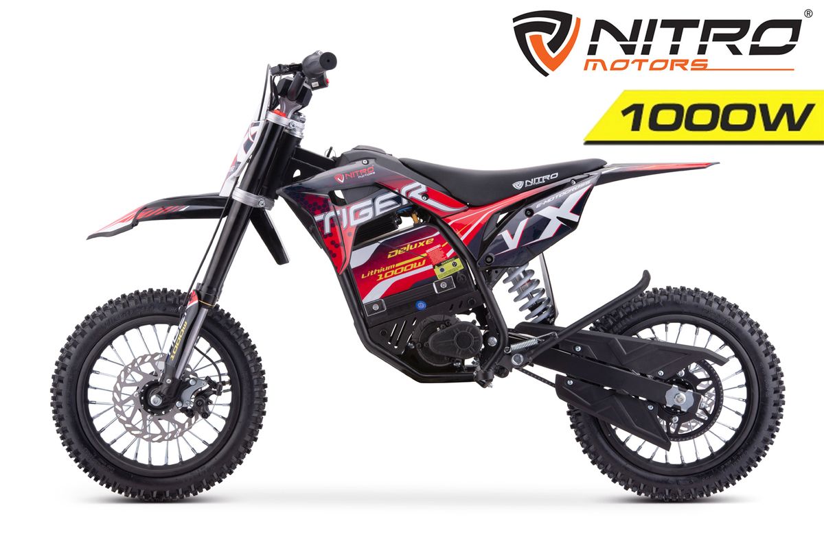 Nitro Tiger VX DLX 1000W 36V barnedirtbike 12