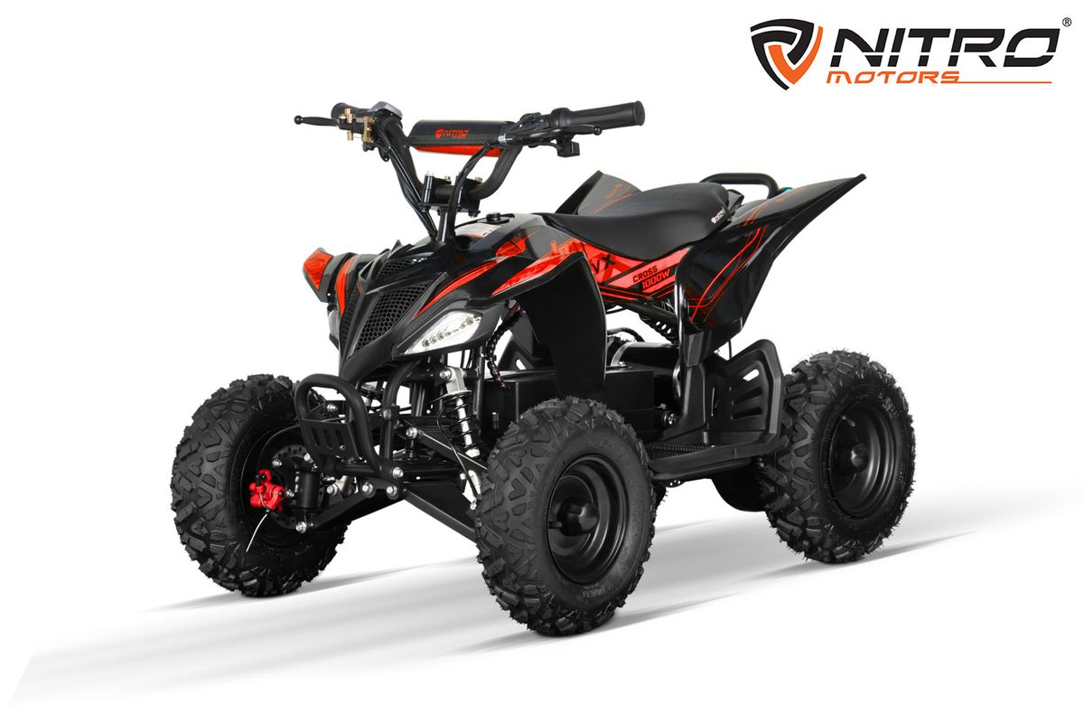 Replay Cross 1000W elquad med LED og nødstopp
