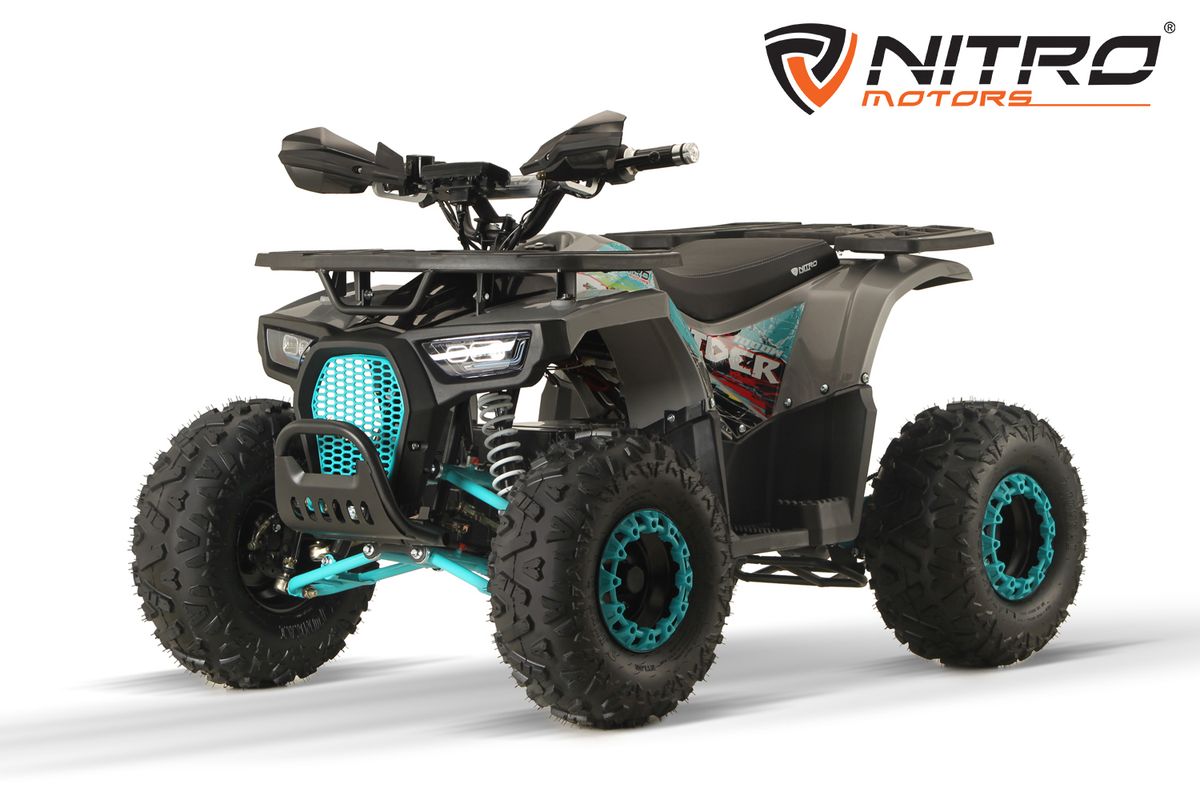 Dustrider 1000W elquad med differensial og LED