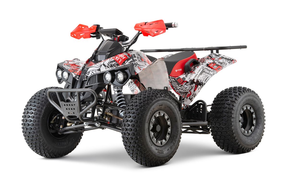 Warrior 1500W graffiti ATV med Keyless og akseldrift