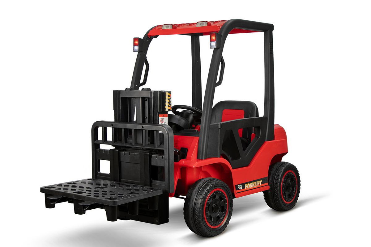 Kidix Forklift gaffeltruck elbil 12V 35W med pall