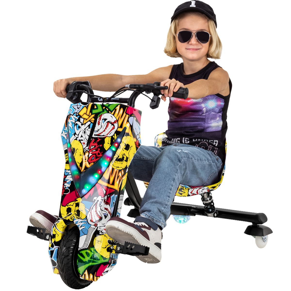 Elektrisk Drift-Trike for Barn | Drift Scooter 2.0 15 km/t - fargevalg