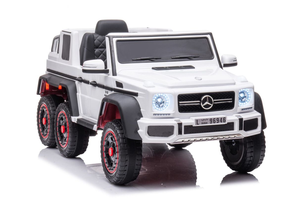 Mercedes Benz G63 elektrisk barnebil - hvit