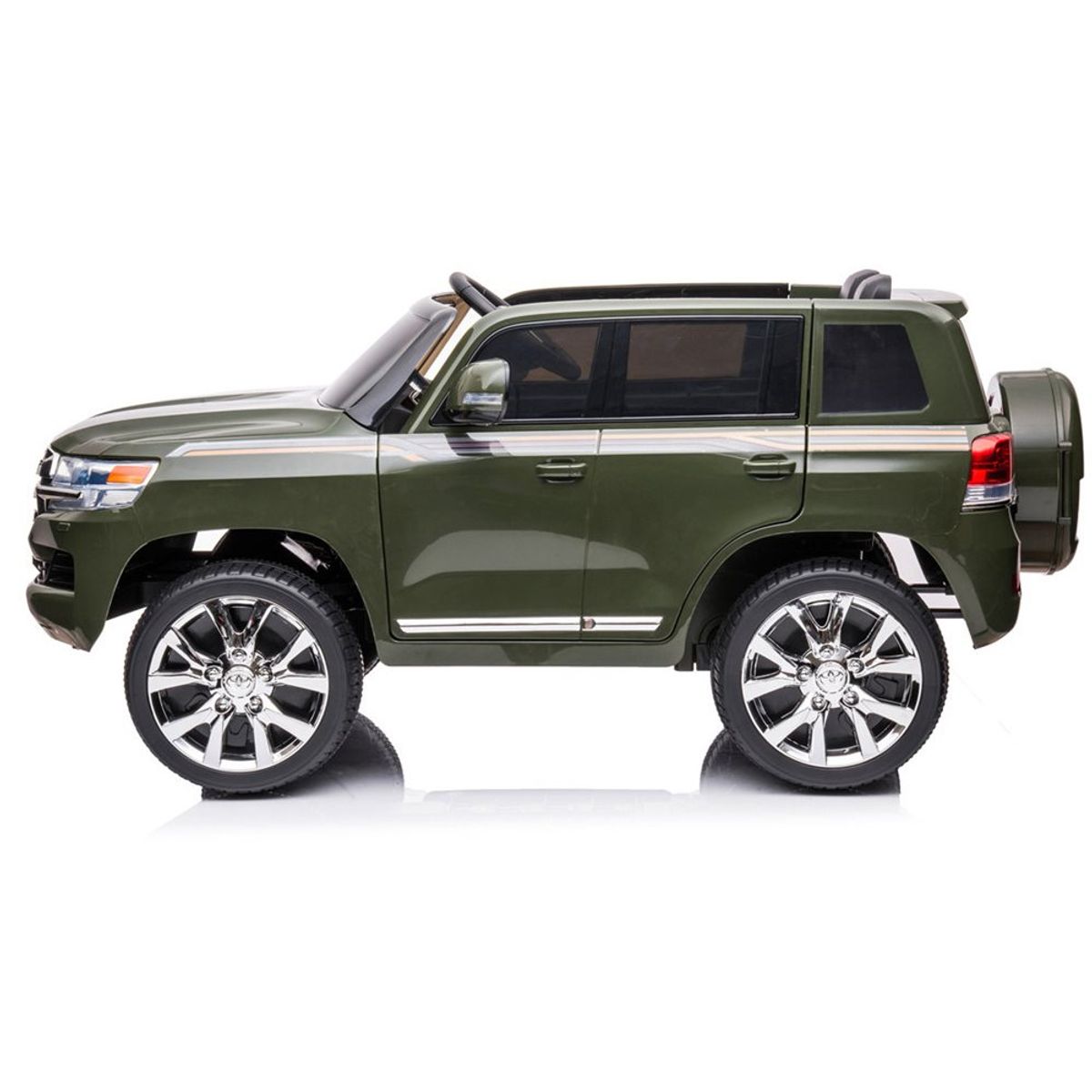 Barnebil Toyota Land Cruiser Green, 2x12V