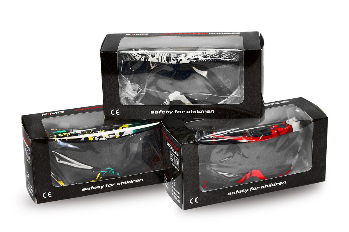 KIMO barne-motocrossbrille med UV400-beskyttelse